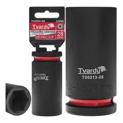 Cheie tubulara de impact in 6 puncte 3 / 4&amp;quot;, 28 mm, Cr-Mo, Tvardy T00213-28 foto