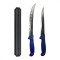 Set profesional de macelarie, filetat transat, degresat, feliat, 2 cutite, suport magnetic