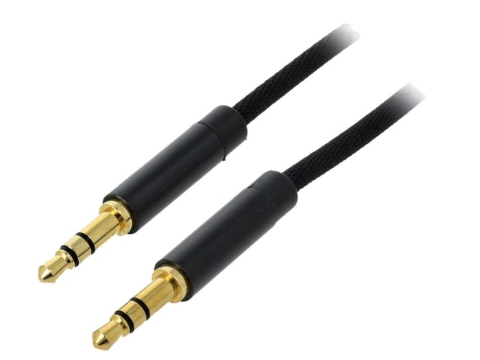 Cablu Audio Jack 3.5mm 2m Aurit