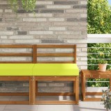 vidaXL Perna pentru canapea de exterior Verde 60 x 60 x 8 cm Poliester 900698