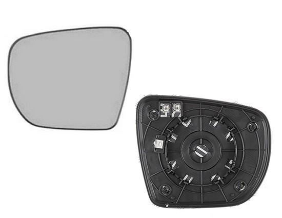 Geam oglinda exterioara cu suport fixare Hyundai Tucson (Lm), 10.2009-2015; Ix35 (Lm), 10.2009-09.2015, Stanga, incalzita; geam convex; cromat, View