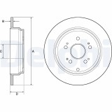 DELPHI BG4694C Disc frana