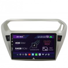 Navigatie Peugeot 301 Citroen C-Elysee, Android 13, A-Octacore 4GB RAM + 64GB ROM, 9 Inch - AD-BGA9004+AD-BGRKIT255