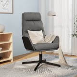 VidaXL Scaun de relaxare, gri deschis, material textil 341148