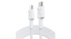 Cablu Green Cell Alb USB-C Tip C PowerStream 2m cu &icirc;ncărcare rapidă Power Delivery 60W, Ultra Charge, Quick Charge 3.0