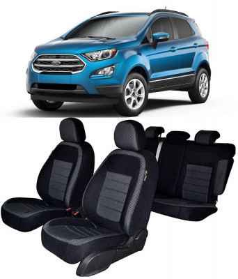 Set huse Scaune dedicate FORD Ecosport (2018-2021) bancheta fractionata foto