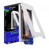 Folie de protectie Ecran Anank 2X Reinforced pentru Apple iPhone 15 Pro Max, Sticla Securizata, Full Glue, 2.5D, Neagra