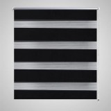 Stor Zebra, 120 x 230 cm, Negru, vidaXL
