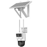 Camera de supraveghere 4G cu panou solar si cartela SIM, HiLook Hikvision PTZ-N2C400I-K/4G/C09S20(4mm), 4MP, IR 30m, difuzor si microfon, rotire si in