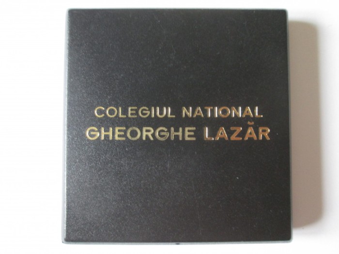 Medalie UNC argint ed.limitata 50 bucati:140 ani infiintare colegiu Gh.Lazar2000
