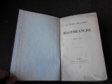 MALEBRANCHE - HENRI JOLY (CARTE IN LIMBA FRANCEZA)