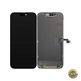 Display cu Touchscreen ZY pentru Apple iPhone 16 Pro Max cu Rama Versiune LCD In-Cell Negru