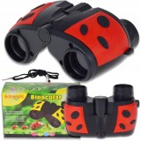 BINOCULARI DIN PLASTIC 8X22 CU FOCUS REGLABIL, SIGURI PENTRU COPII