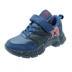 Pantofi sport pentru baieti American Club BS14 20B, Bleumarin foto