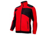 Hanorac Fleece XXL roșu-negru LAHTI PRO L4011505 290g/m&sup2;