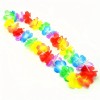 Ghirlanda Hawaii, flori multicolore, pentru petreceri tematice, lungime 50 cm