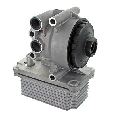 Radiator racire ulei motor, termoflot Ford Mondeo, 05.2002-05.2007, motor 2.0 TDCI, 85/96/114 kw, diesel, 95x153x53 mm, cu carcasa filtru, din alumin foto