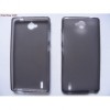 Husa Silicon Fumuriu pentru Huawei G740 / Orange Yumo, Bulk, Protectie Premium