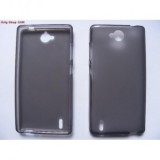 Husa Silicon Fumuriu pentru Huawei G740 / Orange Yumo, Bulk, Protectie Premium