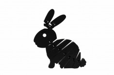 Flexi Bunny - Negru foto
