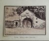 Litografie interbelică 13 lipită pe carton/ M. Olinescu / BOTOSANI Tudora Conac