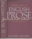 Cumpara ieftin Masterworks English Prose: John Bradley &amp; Martin Stevens - Lectura Critica, Engleza Avansati, 550 Pagini, 1968, New York