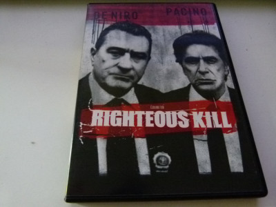 Righteous kill -Al Pacino, De Niro, dvd foto
