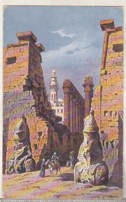 bnk cp Templul din Luxor - Vedere - necirculata foto
