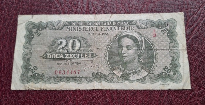 20 lei 1950 VG
