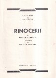 Eugen Ionescu - Rinocerii (program Teatrul de Comedie, Stagiunea 1965-1966)