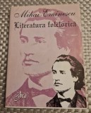 Literatura folclorica Mihai Eminescu