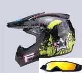 Cumpara ieftin Casca Moto Atv Cross Enduro Downhill + Ochelari ,marimi disponibile M ,L si XL