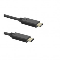 Qoltec Cablu USB 3.1 type C Male - USB 3.1 type C Male 1m Black foto