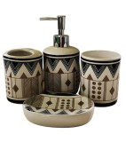 Cumpara ieftin Set baie ceramic 4 piese
