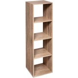 Biblioteca 5Five Mix n&amp;apos;Modul cu 4 compartimente, 35x32x134 cm, bej Household NewTrend