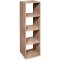 Biblioteca 5Five Mix n&amp;apos;Modul cu 4 compartimente, 35x32x134 cm, bej