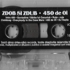 Casetă audio Zdob Si Zdub – 450 De Oi, originală, fără copertă