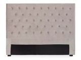 Cumpara ieftin Tablie pat velur gri Caspar 160x8x120 cm