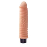 Real Touch XXX 1 - Dildo vibrator, flesh, 19 cm, Orion