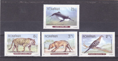 SPECII DISPARUTE RECENT,FAUNA,2017,Lp.2143, MNH ** ROMANIA. foto