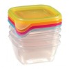 Set 4 caserole Curver Fresh&amp;Go 4x0.25L, mix, 11x9x11 cm