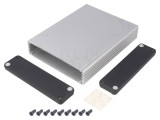 Carcasă Aluminiu Gri 125x160x30mm