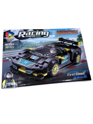 Set Constructie 307 Piese- Masina de Curse Hurricane- NO.43010 foto