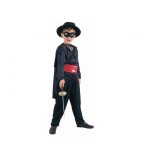 Costum carnaval spadasin mascat pentru copii, marime 110/120 cm (4-6 ani)