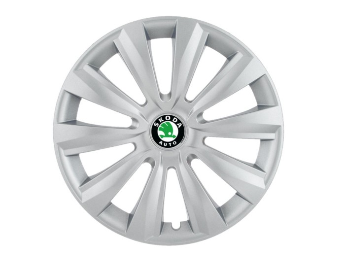 Set 4 capace roti Delta R15 pentru gama auto Skoda