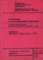 Sbornik dokladob konferintii Amorfniie Poluprobodniki -82 (Limba rusa) foto