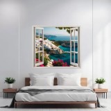 Folie imprimata color pentru decor perete locuinta, dimensiune 125 x 110cm, model: VIEW TO HAVEN 14, AVEX