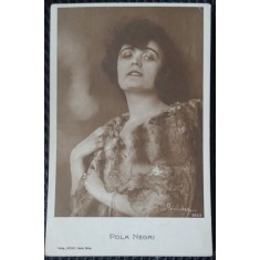 Carte Postala, Pola Negri, actriță americană din era filmului mut, 1897-1987