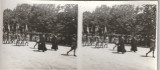 Romania 1932-Fotografie stereoscopica,10 Mai-Defilarea Cercetasilor, Alb-Negru, Romania 1900 - 1950, Militar