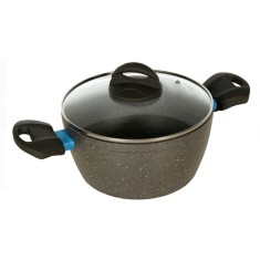 Cratita cu suprafata neaderenta, 24 cm, 3.4 l, manere, capac inclus